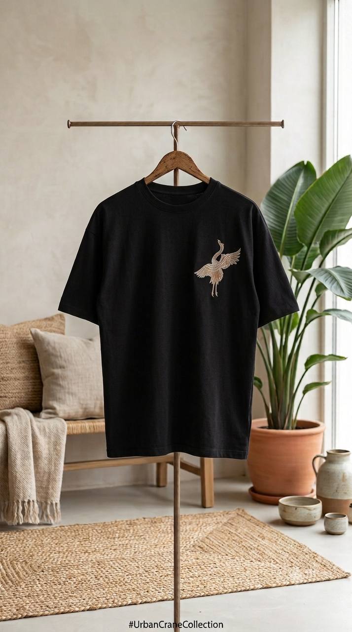 Golden Crane Drop Shoulder