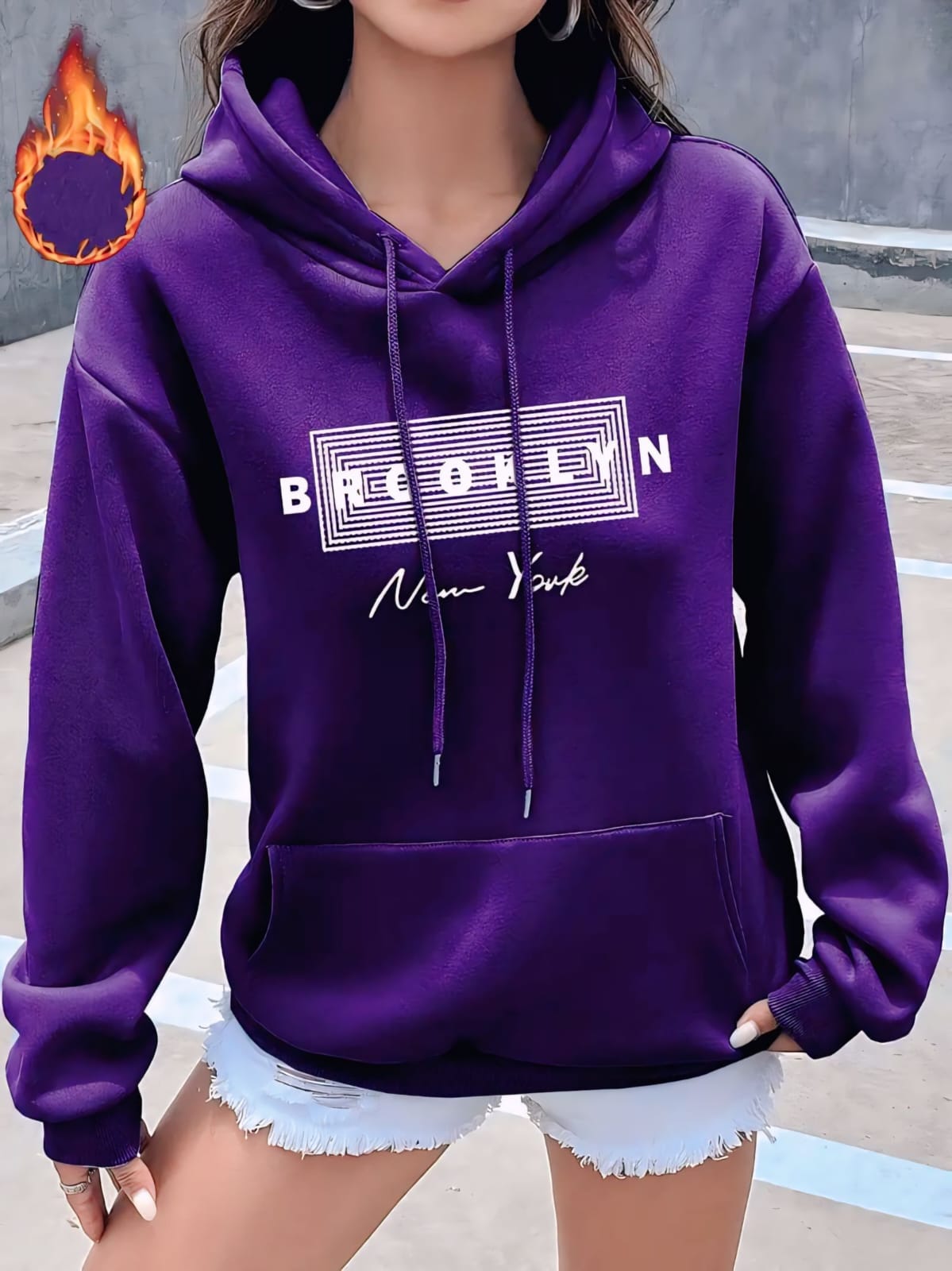 Ladies Premium Quality Winter Hoodie