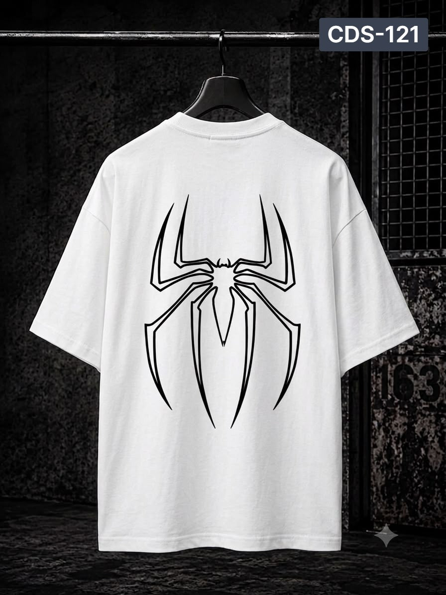 Spider Drop Shoulder - White