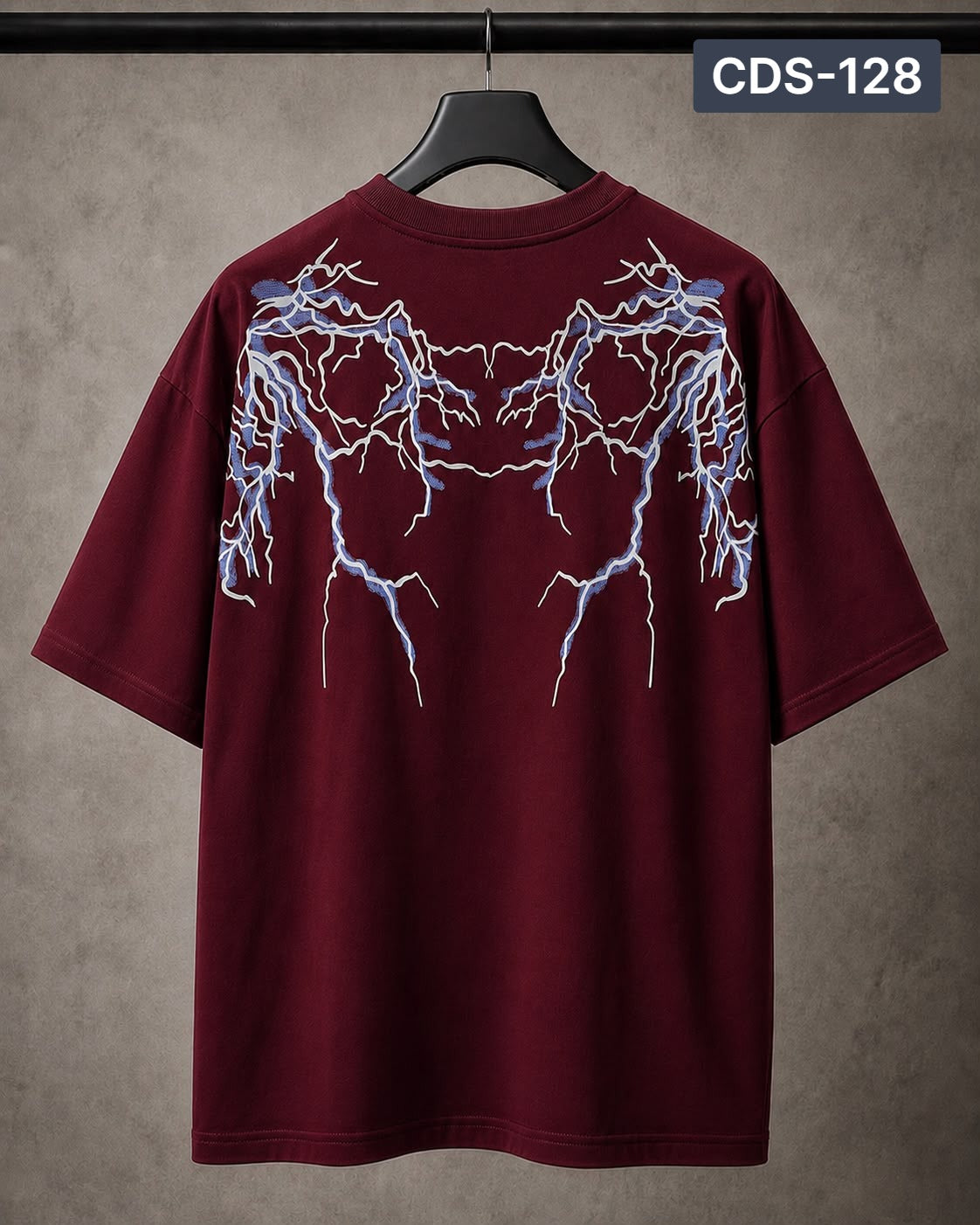Thunder Drop Shoulder - Maroon