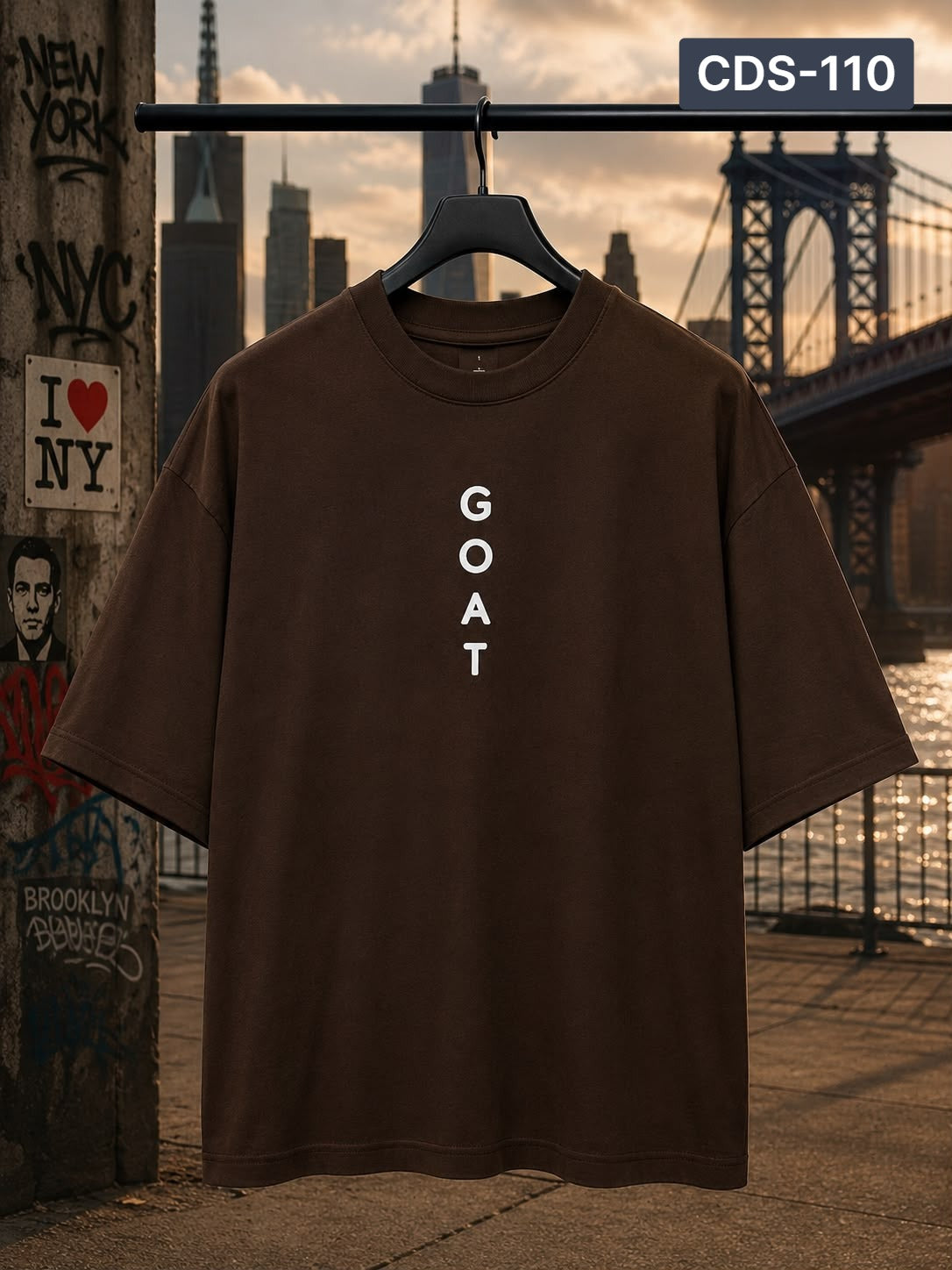 New Work Drop Shoulder - Coffee