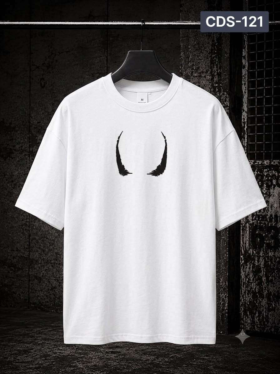 Spider Drop Shoulder - White