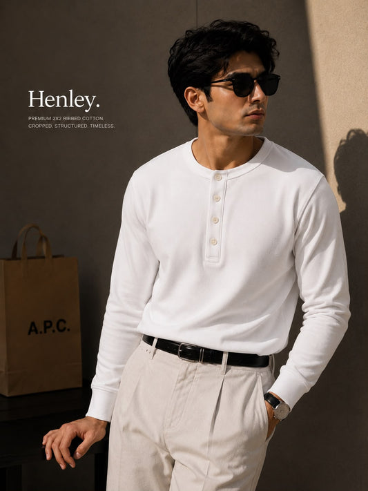 Henley - White