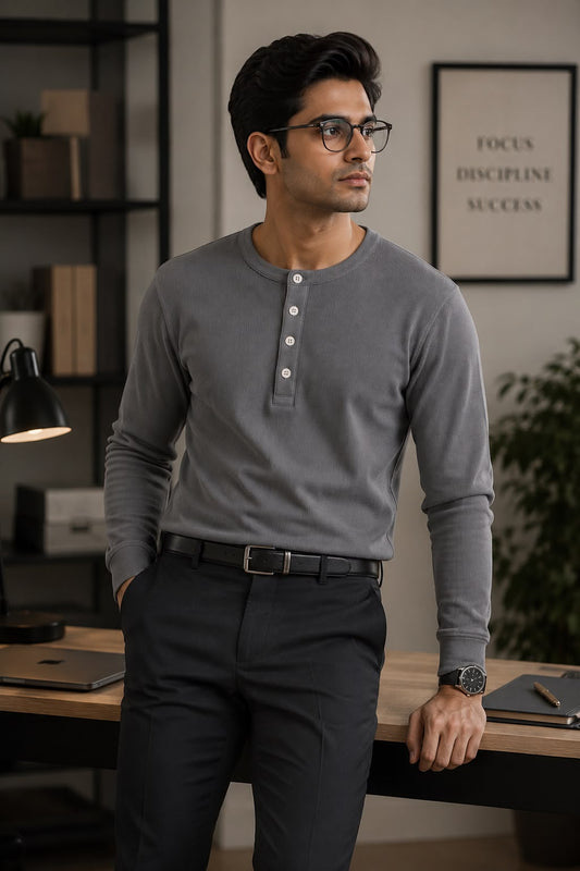 Henley - Gray
