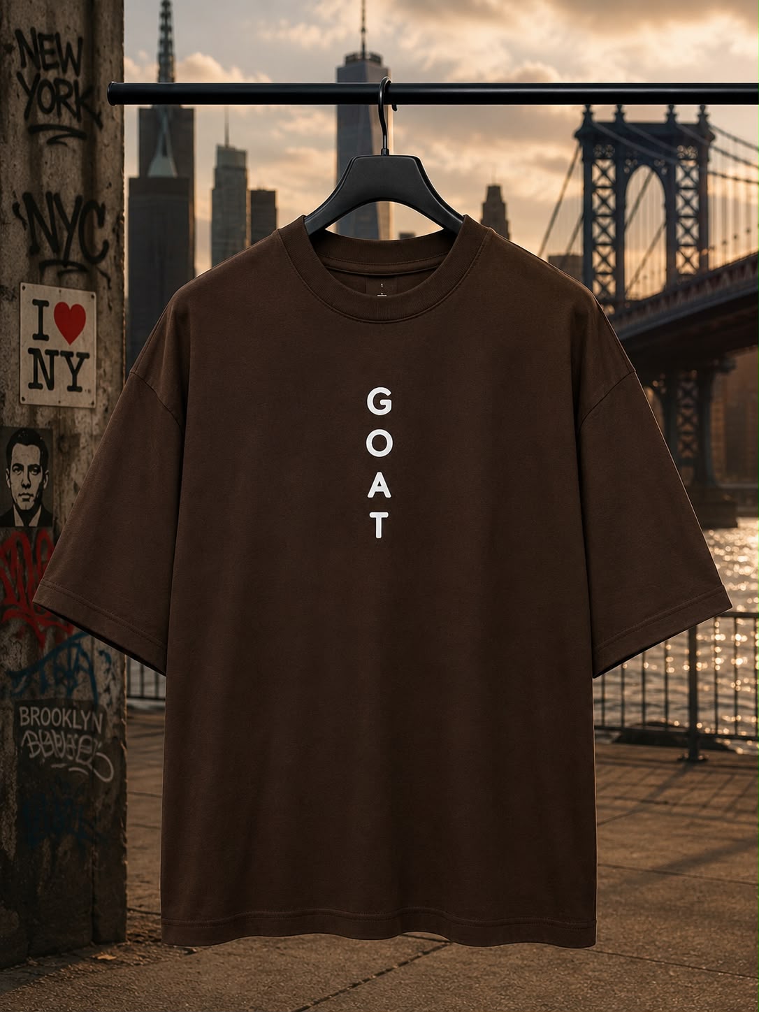 New Work Drop Shoulder - Coffee