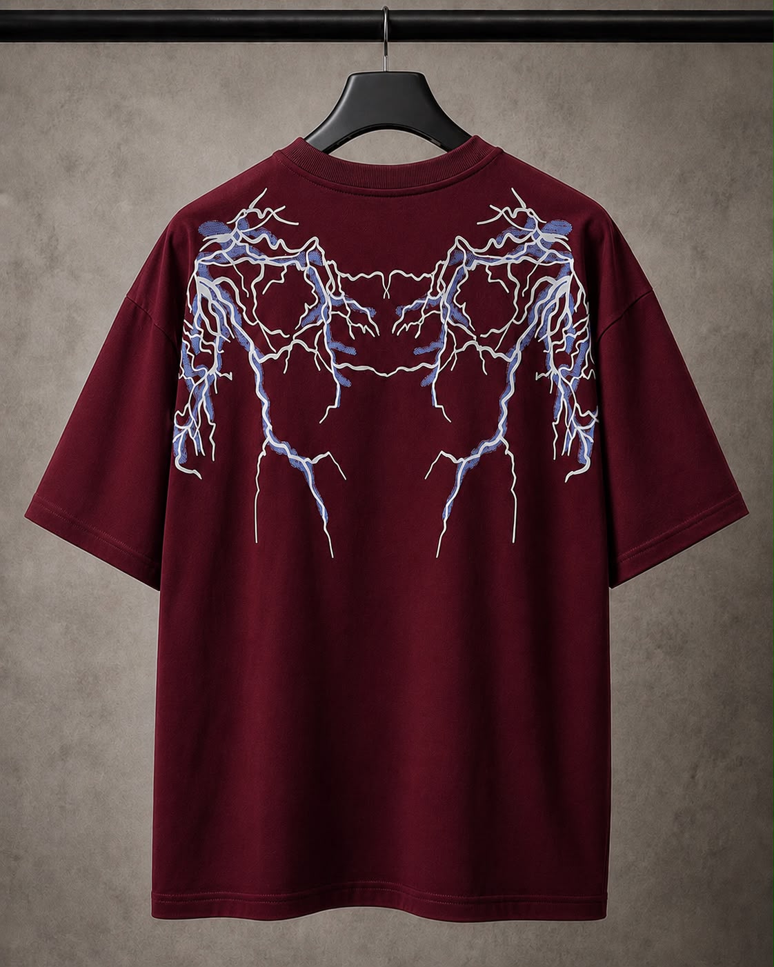Thunder Drop Shoulder - Maroon