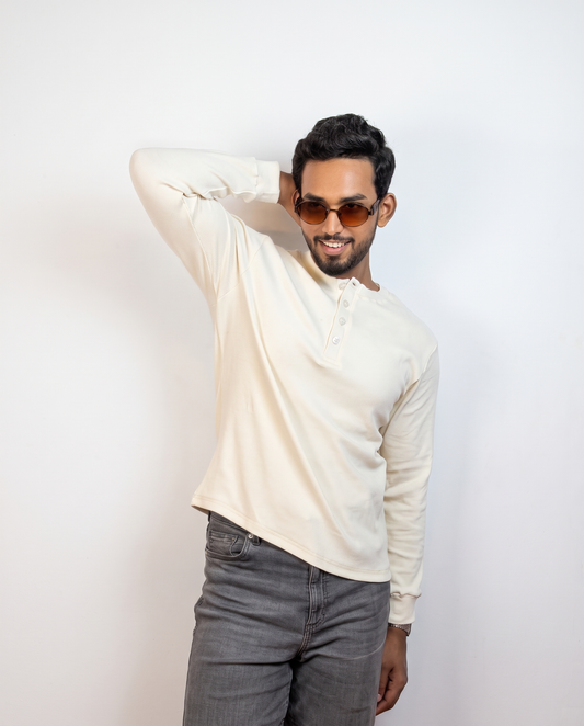 Henley - Cream